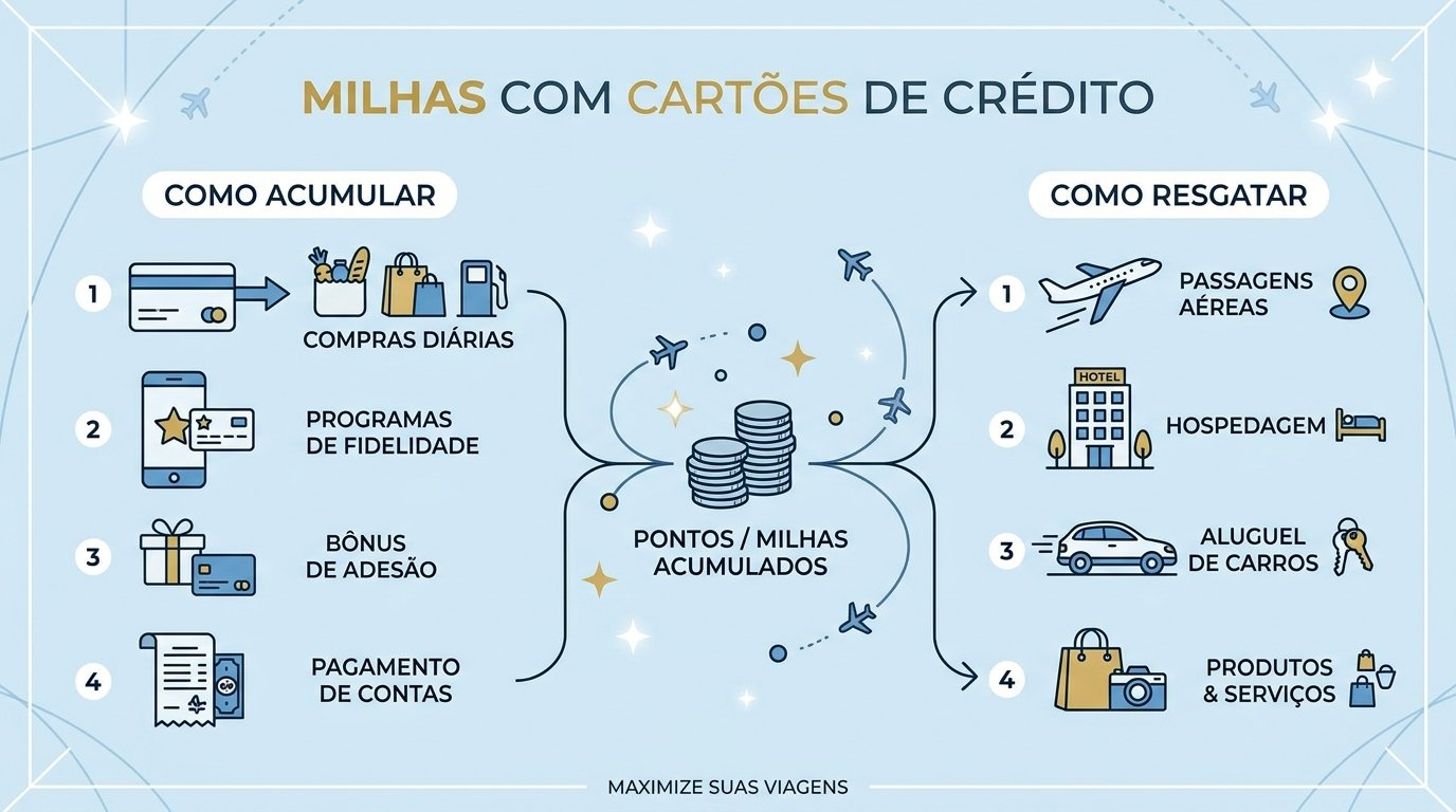 Como acumular milhas mais rápido usando o cartão de crédito Como acumular milhas mais rápido usando o cartão de crédito
