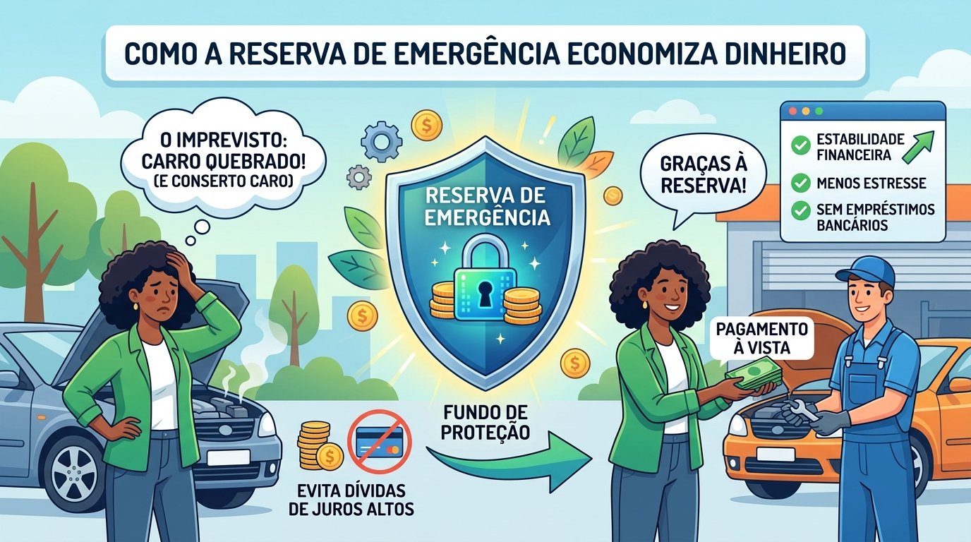 Como construir uma reserva de emergência mesmo ganhando pouco