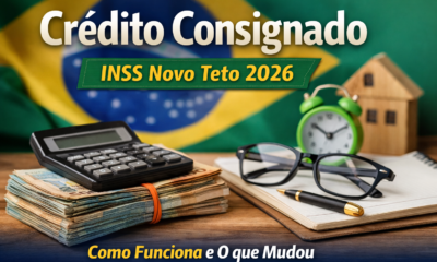 Descubra como funciona o Crédito consignado e o que muda com o Empréstimo consignado INSS novo teto 2026. Veja regras, juros e dicas práticas.