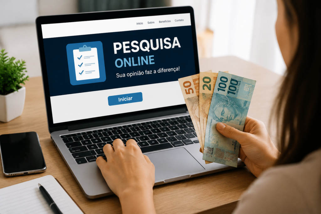 Responda a pesquisas on-line – Ganhe Dinheiro Extra respondendo questionários pela internet