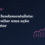 Gráfico ascendente ilustrando a análise fundamentalista de ações