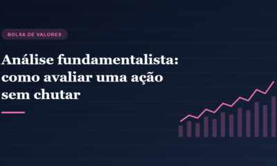 Gráfico ascendente ilustrando a análise fundamentalista de ações Gráfico ascendente ilustrando a análise fundamentalista de ações