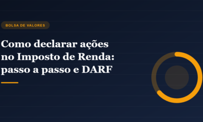 Ilustração circular representando a divisão do imposto sobre ações Ilustração circular representando a divisão do imposto sobre ações