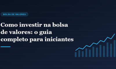 Gráfico de alta ilustrando o guia de como investir na bolsa de valores Gráfico de alta ilustrando o guia de como investir na bolsa de valores