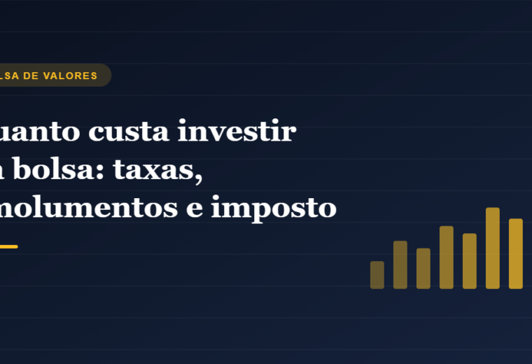 Barras crescentes ilustrando os custos de investir na bolsa Barras crescentes ilustrando os custos de investir na bolsa