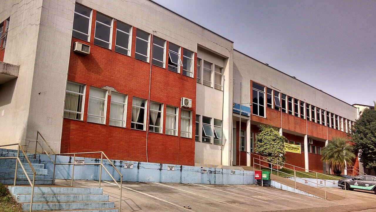 Fachada de uma agência do INSS em Capinzal, Santa Catarina