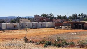 Casas populares recém-construídas do programa Minha Casa Minha Vida em Caetité, Bahia