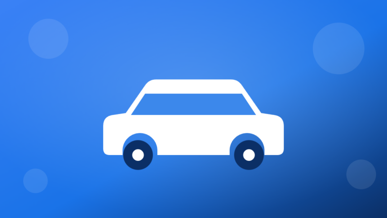 Carro representando financiamento e consórcio de veículo